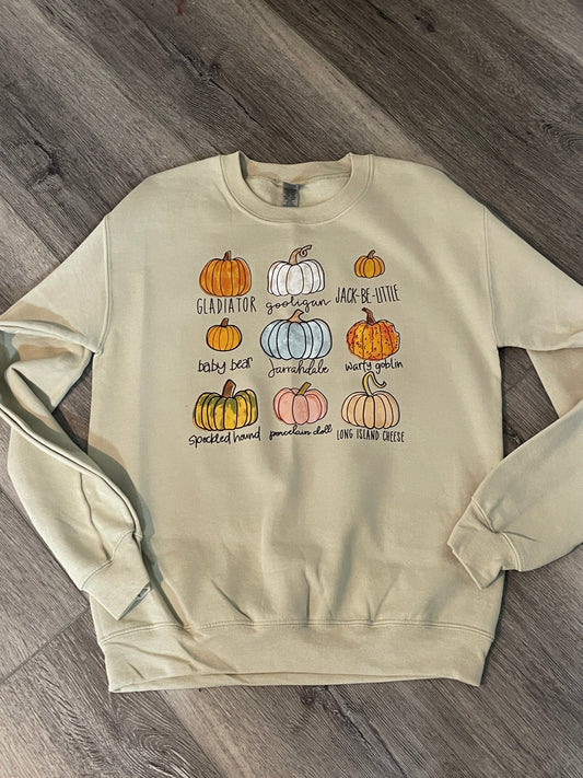 Pumpkins cream sweatshirt